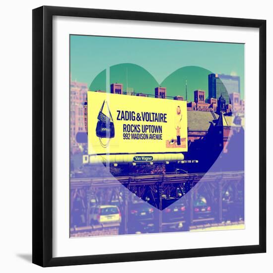 Love NY Series - Billboard in Chelsea - Manhattan - New York - USA-Philippe Hugonnard-Framed Photographic Print