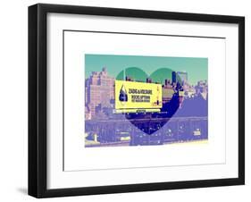 Love NY Series - Billboard in Chelsea - Manhattan - New York - USA-Philippe Hugonnard-Framed Art Print