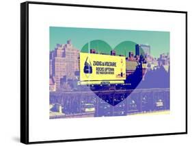 Love NY Series - Billboard in Chelsea - Manhattan - New York - USA-Philippe Hugonnard-Framed Stretched Canvas