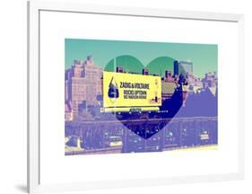 Love NY Series - Billboard in Chelsea - Manhattan - New York - USA-Philippe Hugonnard-Framed Art Print