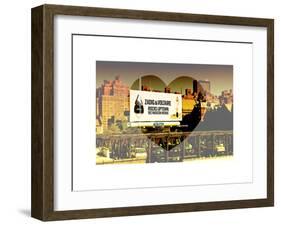 Love NY Series - Billboard in Chelsea - Manhattan - New York - USA-Philippe Hugonnard-Framed Art Print