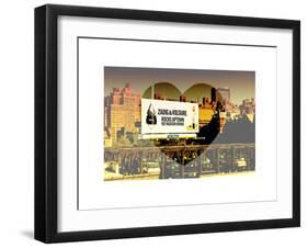 Love NY Series - Billboard in Chelsea - Manhattan - New York - USA-Philippe Hugonnard-Framed Art Print