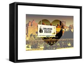 Love NY Series - Billboard in Chelsea - Manhattan - New York - USA-Philippe Hugonnard-Framed Stretched Canvas