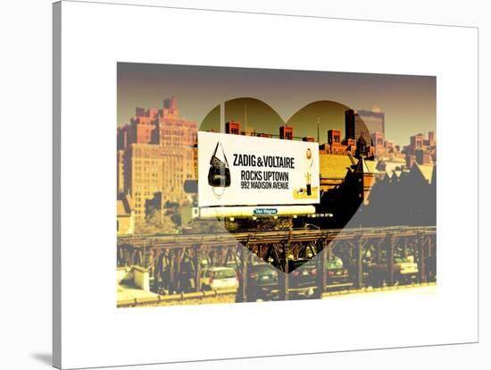 Love NY Series - Billboard in Chelsea - Manhattan - New York - USA-Philippe Hugonnard-Stretched Canvas