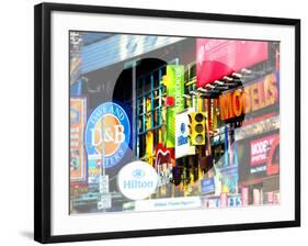 Love NY Series - Billboards in Times Square - Manhattan - New York - USA-Philippe Hugonnard-Framed Photographic Print