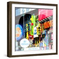 Love NY Series - Billboards in Times Square - Manhattan - New York - USA-Philippe Hugonnard-Framed Photographic Print