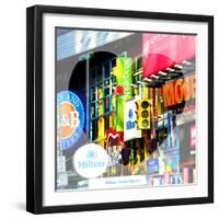 Love NY Series - Billboards in Times Square - Manhattan - New York - USA-Philippe Hugonnard-Framed Photographic Print