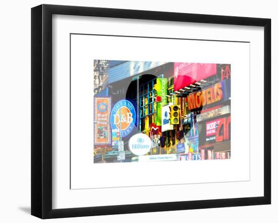 Love NY Series - Billboards in Times Square - Manhattan - New York - USA-Philippe Hugonnard-Framed Art Print