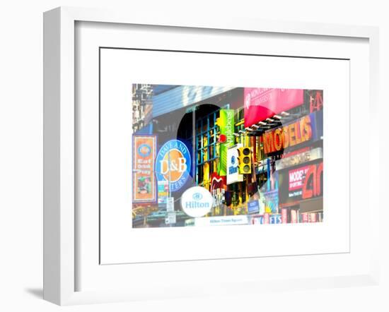 Love NY Series - Billboards in Times Square - Manhattan - New York - USA-Philippe Hugonnard-Framed Art Print