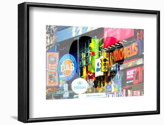 Love NY Series - Billboards in Times Square - Manhattan - New York - USA-Philippe Hugonnard-Framed Art Print