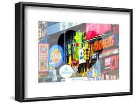 Love NY Series - Billboards in Times Square - Manhattan - New York - USA-Philippe Hugonnard-Framed Art Print