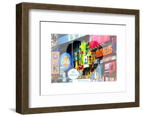 Love NY Series - Billboards in Times Square - Manhattan - New York - USA-Philippe Hugonnard-Framed Art Print