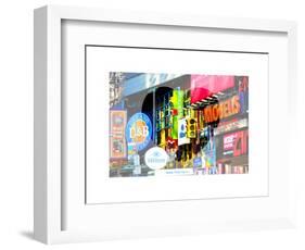 Love NY Series - Billboards in Times Square - Manhattan - New York - USA-Philippe Hugonnard-Framed Art Print