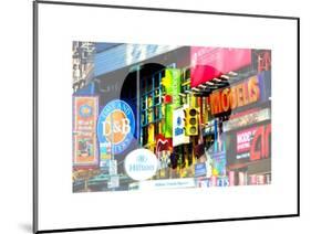 Love NY Series - Billboards in Times Square - Manhattan - New York - USA-Philippe Hugonnard-Mounted Art Print