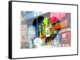 Love NY Series - Billboards in Times Square - Manhattan - New York - USA-Philippe Hugonnard-Framed Stretched Canvas