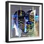 Love NY Series - Buildings of Times Square by Night - Manhattan - New York - USA-Philippe Hugonnard-Framed Photographic Print