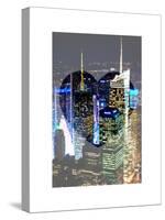 Love NY Series - Buildings of Times Square by Night - Manhattan - New York - USA-Philippe Hugonnard-Stretched Canvas