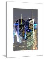 Love NY Series - Buildings of Times Square by Night - Manhattan - New York - USA-Philippe Hugonnard-Stretched Canvas