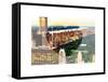 Love NY Series - Central Park at Sunset - Manhattan - New York - USA-Philippe Hugonnard-Framed Stretched Canvas