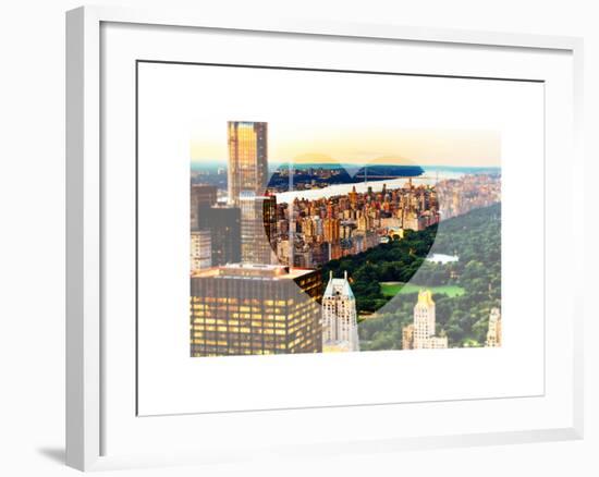 Love NY Series - Central Park at Sunset - Manhattan - New York - USA-Philippe Hugonnard-Framed Photographic Print