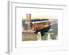 Love NY Series - Central Park at Sunset - Manhattan - New York - USA-Philippe Hugonnard-Framed Photographic Print