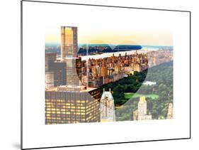 Love NY Series - Central Park at Sunset - Manhattan - New York - USA-Philippe Hugonnard-Mounted Photographic Print