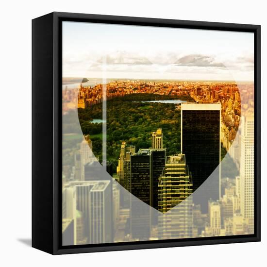 Love NY Series - Central Park at Sunset - Manhattan - New York - USA-Philippe Hugonnard-Framed Stretched Canvas