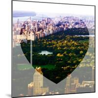 Love NY Series - Central Park - Manhattan - New York - USA - B&W Photography-Philippe Hugonnard-Mounted Photographic Print