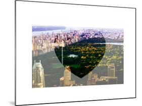 Love NY Series - Central Park - Manhattan - New York - USA - B&W Photography-Philippe Hugonnard-Mounted Photographic Print