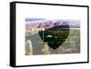 Love NY Series - Central Park - Manhattan - New York - USA - B&W Photography-Philippe Hugonnard-Framed Stretched Canvas