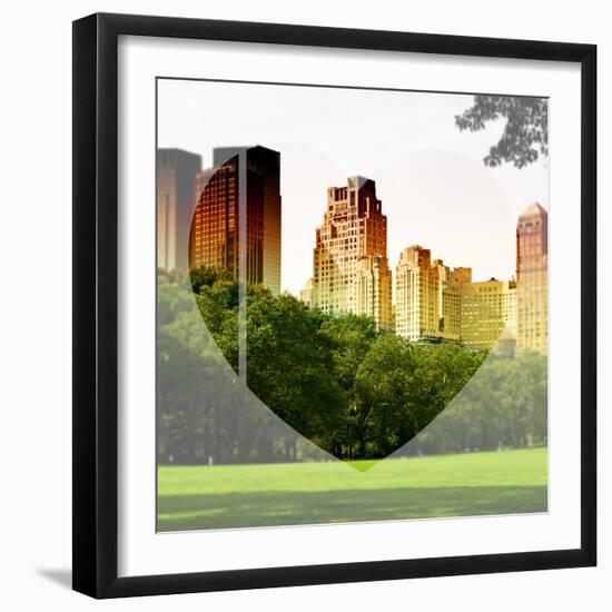 Love NY Series - Central Park - Manhattan - New York - USA-Philippe Hugonnard-Framed Photographic Print