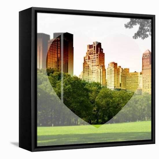 Love NY Series - Central Park - Manhattan - New York - USA-Philippe Hugonnard-Framed Stretched Canvas