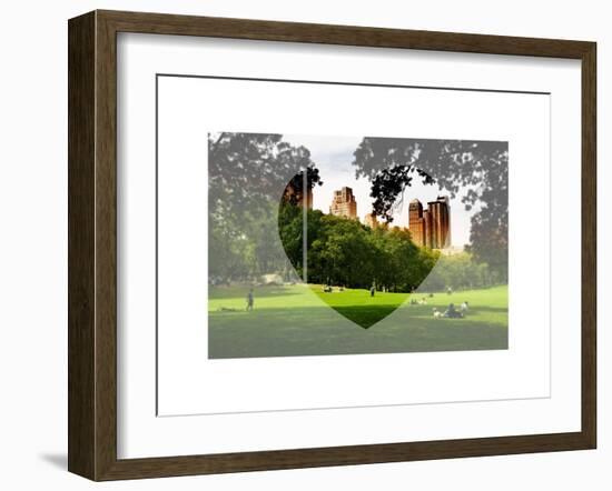 Love NY Series - Central Park - Manhattan - New York - USA-Philippe Hugonnard-Framed Art Print