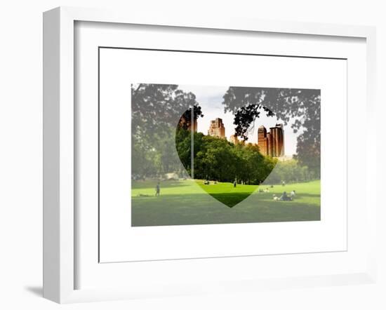 Love NY Series - Central Park - Manhattan - New York - USA-Philippe Hugonnard-Framed Art Print