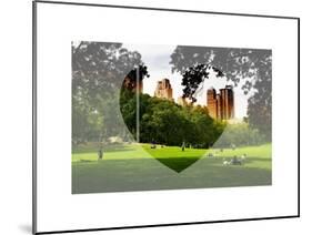 Love NY Series - Central Park - Manhattan - New York - USA-Philippe Hugonnard-Mounted Art Print