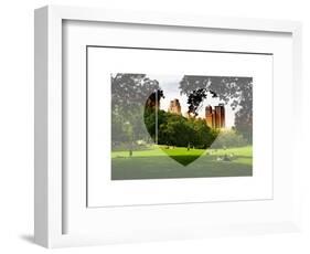 Love NY Series - Central Park - Manhattan - New York - USA-Philippe Hugonnard-Framed Art Print