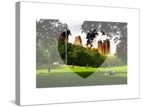 Love NY Series - Central Park - Manhattan - New York - USA-Philippe Hugonnard-Stretched Canvas