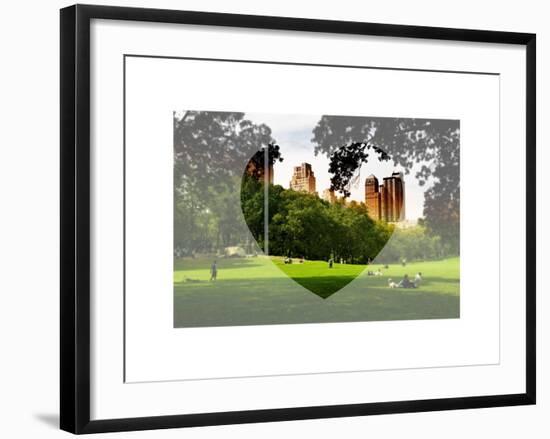 Love NY Series - Central Park - Manhattan - New York - USA-Philippe Hugonnard-Framed Art Print