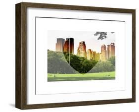 Love NY Series - Central Park - Manhattan - New York - USA-Philippe Hugonnard-Framed Art Print