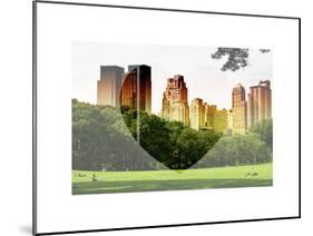 Love NY Series - Central Park - Manhattan - New York - USA-Philippe Hugonnard-Mounted Art Print