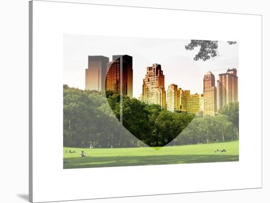 Love NY Series - Central Park - Manhattan - New York - USA-Philippe Hugonnard-Stretched Canvas