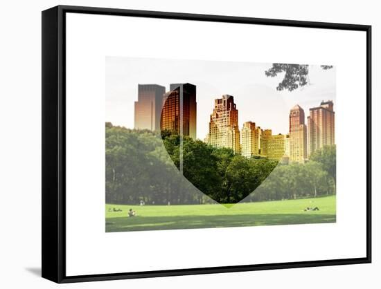 Love NY Series - Central Park - Manhattan - New York - USA-Philippe Hugonnard-Framed Stretched Canvas