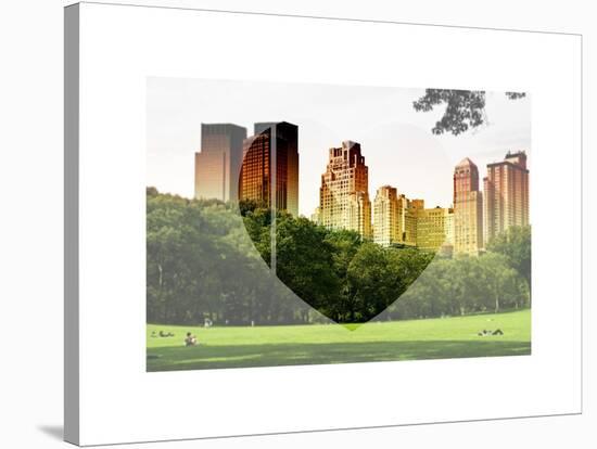 Love NY Series - Central Park - Manhattan - New York - USA-Philippe Hugonnard-Stretched Canvas