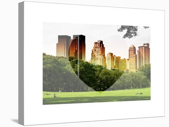 Love NY Series - Central Park - Manhattan - New York - USA-Philippe Hugonnard-Stretched Canvas