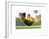 Love NY Series - Central Park - Manhattan - New York - USA-Philippe Hugonnard-Framed Art Print