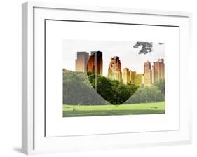 Love NY Series - Central Park - Manhattan - New York - USA-Philippe Hugonnard-Framed Art Print