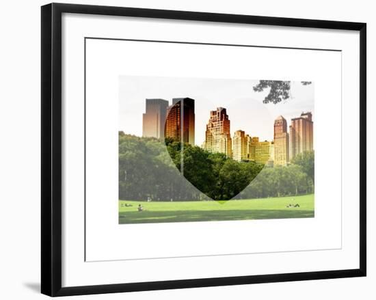 Love NY Series - Central Park - Manhattan - New York - USA-Philippe Hugonnard-Framed Art Print