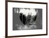 Love NY Series - Central Park Row Boat - Manhattan - New York - USA - B&W Photography-Philippe Hugonnard-Framed Art Print