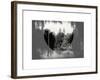 Love NY Series - Central Park Row Boat - Manhattan - New York - USA - B&W Photography-Philippe Hugonnard-Framed Art Print