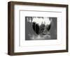 Love NY Series - Central Park Row Boat - Manhattan - New York - USA - B&W Photography-Philippe Hugonnard-Framed Art Print